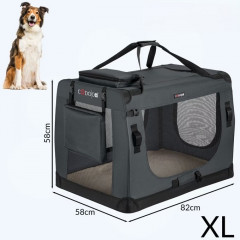 Přepravní box pro psy XL 82x58x58cm | červená č.2
