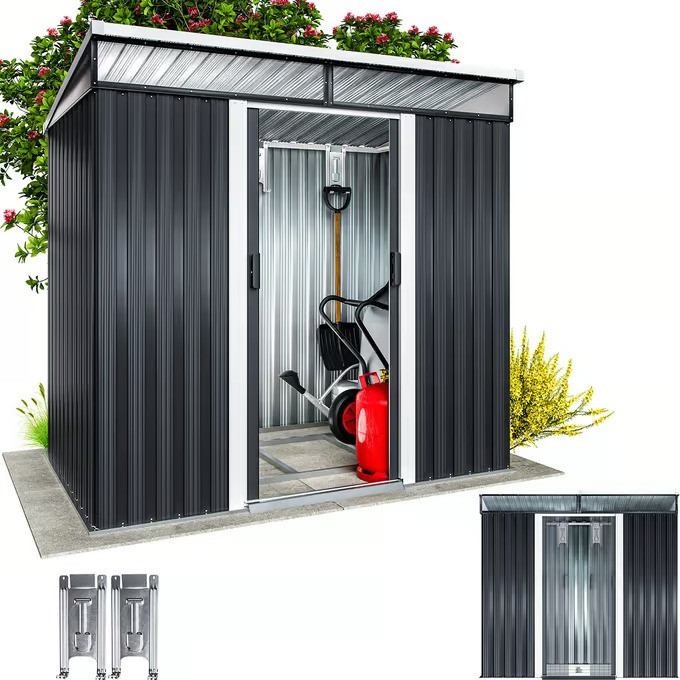 Zahradní domek na nářadí 200x125x180cm | antracit