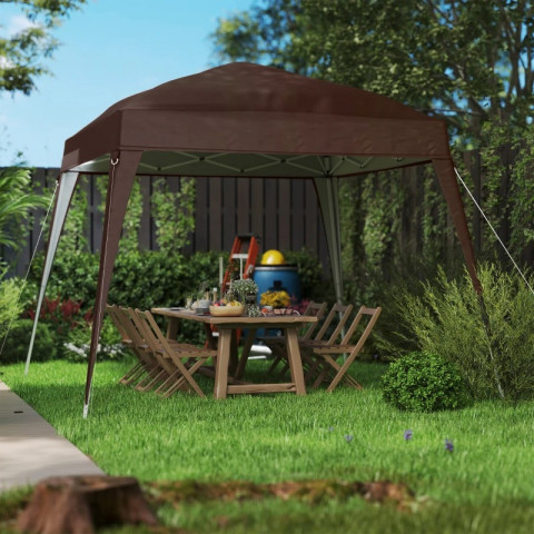 Náhradní střecha pro altán 3 x 3 m | kávová č.5