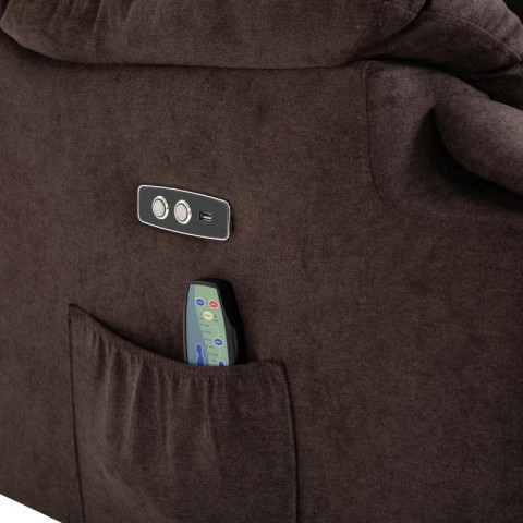 Luxusní relaxační křeslo Miles | hnědé č.5