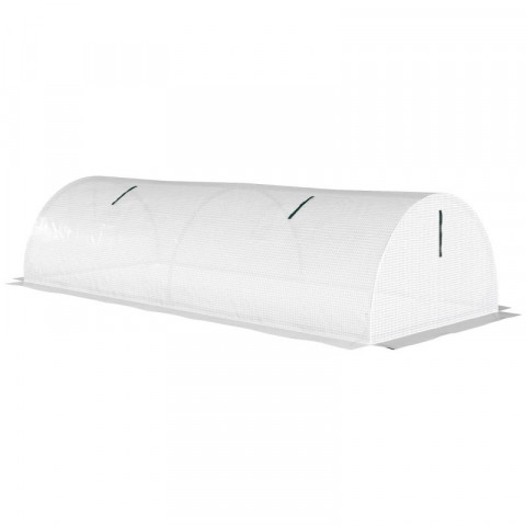 Zahradní fóliovník 200 x 80 x 45 cm | bílý č.3