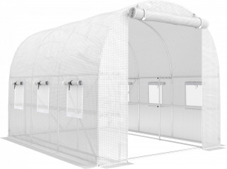 Fóliovník s policemi 2,7 x 2 x 2 m | bílý č.1