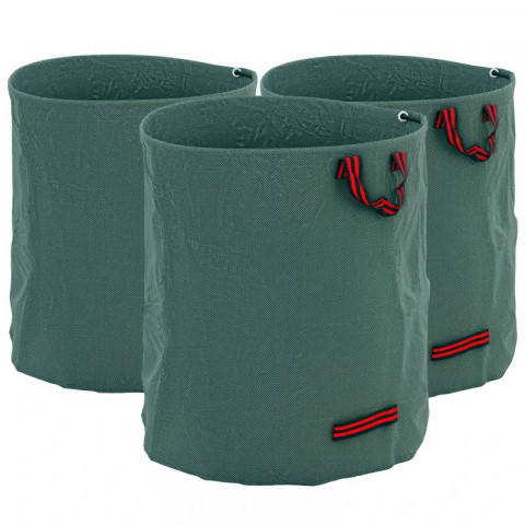 Zahradní pytle 3x272 litrů | zelené č.3