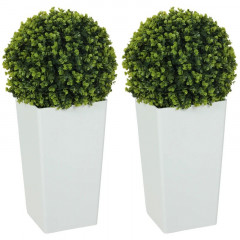 Sada 2 umělých eukalyptových koulí 65 cm | zelené č.2