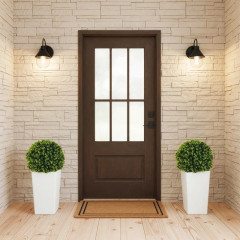 Sada 2 umělých eukalyptových koulí 65 cm | zelené č.1