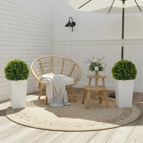 Sada 2 umělých eukalyptových koulí 65 cm | zelené č.4