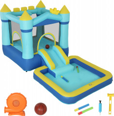 Nafukovací hrací centrum se skluzavkou 364 x 173 x 182 cm | vícebarevný č.1