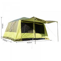 Rodinný stan pro 4-8 osob 410 x 310 x 225 cm | žluto-zelený č.3