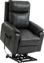 Elektrické polohovací křeslo s funkcí nulové gravitace | černé č.1