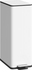 Odpadkový koš 20 litrů s měkkým zavíráním | bílý č.1