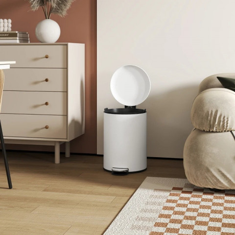 Odpadkový koš 20L 36x30x44,5cm | bílý č.4