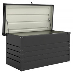 Kovový zahradní box 450 litrů | šedý č.2