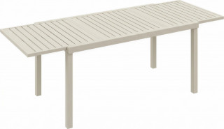 Rozkládací hliníkový stůl pro 6-8 osob | bílý č.1