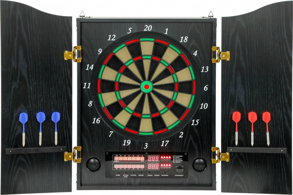 Elektrický terč na šipky pro 1-8 hráčů | vícebarevný