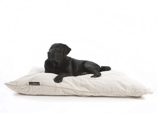 Lex & Max Luxusní polštář pro psa Lex & Max Chic 85 x 60 cm | béžový
