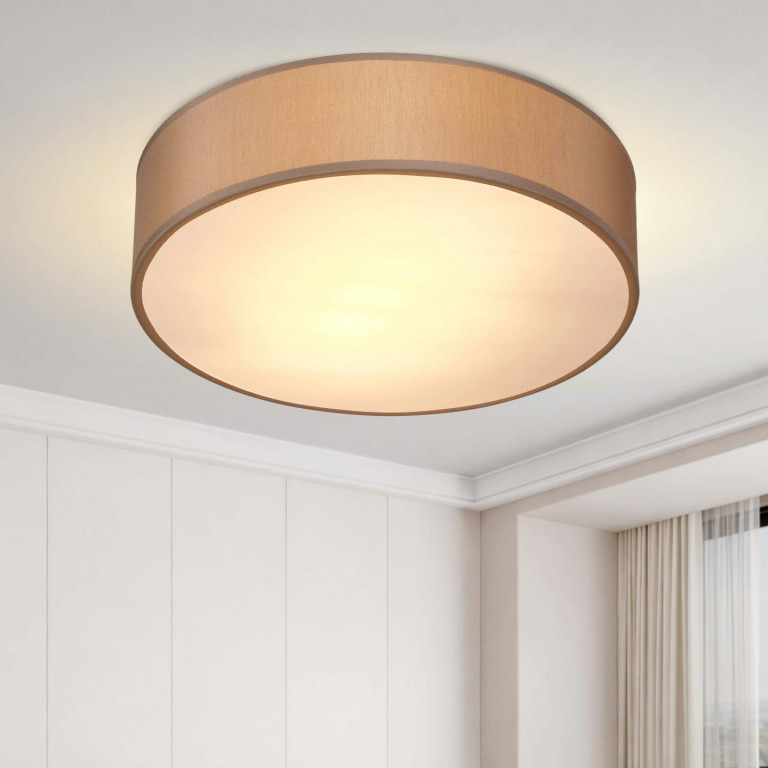 Stropní lampa Ø38cm | hnědá