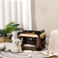 Přepravní taška pro mazlíčky | hnědá