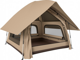 Venkovní rodinný stan pro 2-3 osoby | khaki