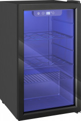 Chladnička na víno 24 lahví digitální dotykový displej | černá č.1