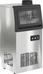 Komerční stroj na výrobu kostek ledu | stříbrný + černý č.1