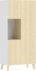 Kuchyňská skříňka s otevřeným prostorem 80 x 40 x 170 cm | přírodní č.1