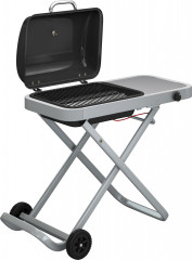 Přenosný plynový gril 1 hořák 2,5 kW | černý + stříbrný č.1