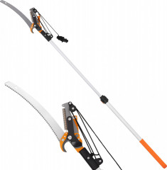 Prořezávací pila 2 v 1 s integrovanými prořezávacími nůžkami | oranžová č.1