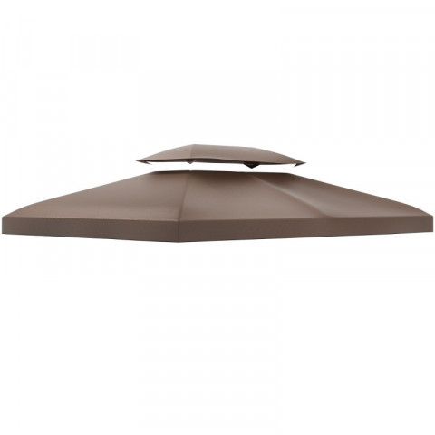 Náhradní střecha pro zahradní altány 3x4m | kávová č.2
