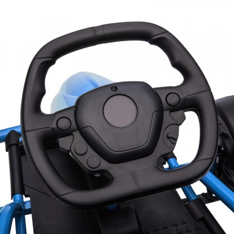 Dětská elektrická motokára, 115 x 77 x 54 cm | modrá č.5