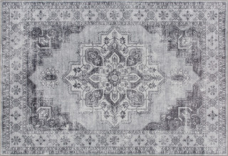 Koberec s flanelovým vzhledem 230 x 160 cm | šedý č.1