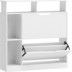 Botník se 2 chlopněmi | bílý č.1