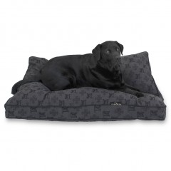 Luxusní potah na pelíšek pro psa Lex & Max Allure 90 x 65 cm | antracit č.1