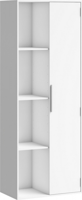 Knihovna se 7 úrovněmi 60 x 35 x 160 cm | bílá