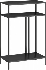 Úzký předsíňový stolek se 3 úrovněmi | černý č.1