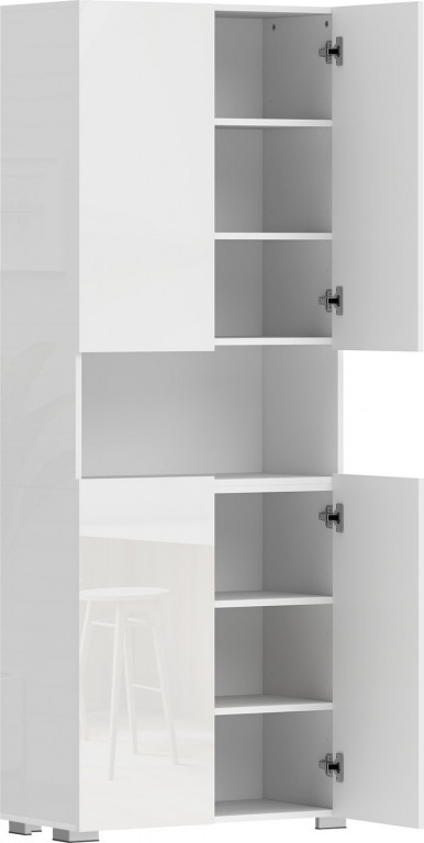 Kuchyňská skříňka s otevřeným prostorem 68 x 34 x 180 cm | bílá