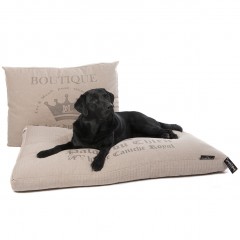 Luxusní potah na pelíšek pro psa Lex & Max Boutique 75 x 50 cm | pískový č.2