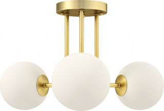 Stropní svítidlo se 3 světly | zlaté č.1