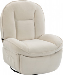 Polohovací čalouněné TV křeslo | krémové č.1
