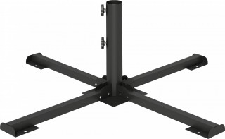 Stojan na slunečník průměr trubky 38 a 48 mm | tmavě šedý č.1