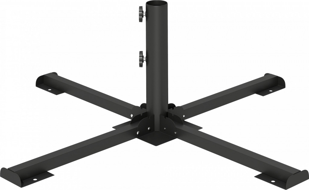 Stojan na slunečník průměr trubky 38 a 48 mm | tmavě šedý