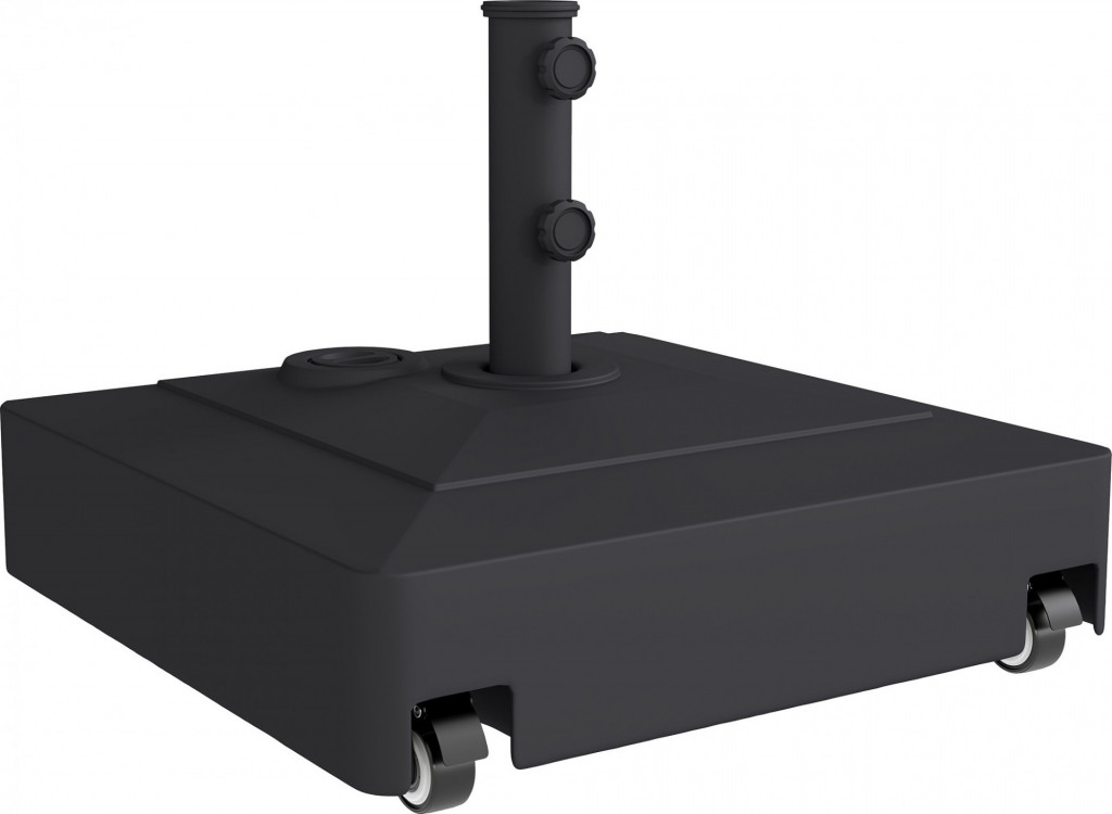 Stojan na slunečník do 61 kg | černý