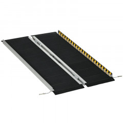 Skládací rampa pro invalidní vozík 122 cm | černá č.3