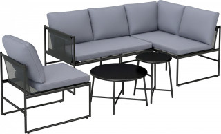 Lounge zahradní nábytek | tmavě šedý č.1