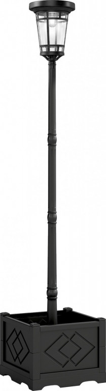Solární stojací lampa | černá
