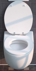 WC sedátko White s tlumeným dovíráním č.1