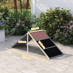 Rampa pro psy 173 x 59 x 66 | šedá č.2
