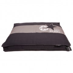 Luxusní potah na pelíšek pro psa Lex & Max Star 90 x 65 cm | antracit
