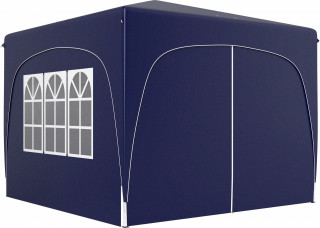 Zahradní skládací párty stan, 3 x 3 m | tmavě modrý č.3