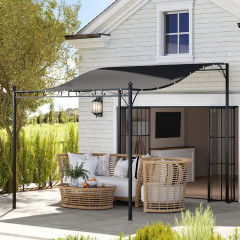Vodoodpudivá pergola 2,5 x 3 x 2,5 m | tmavě šedá č.1