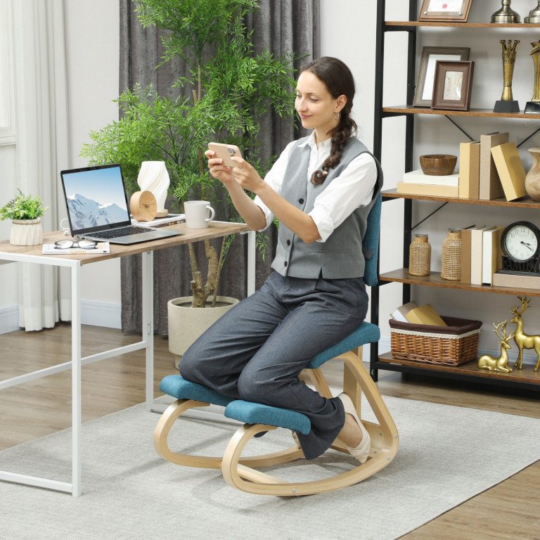 Ergonomická klekací židle | modrá